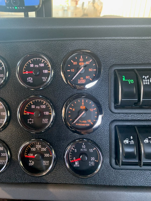 Boost Gauge for Peterbilt 60 PSI
