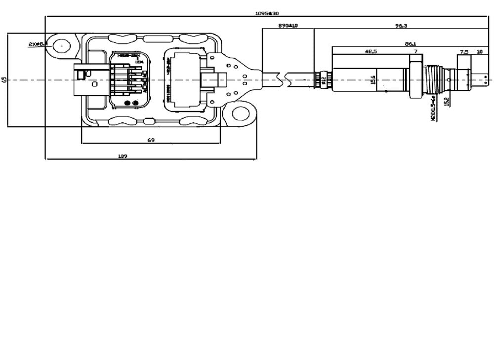 NOx Sensor for Cummins (PRE SCR) | 2872944