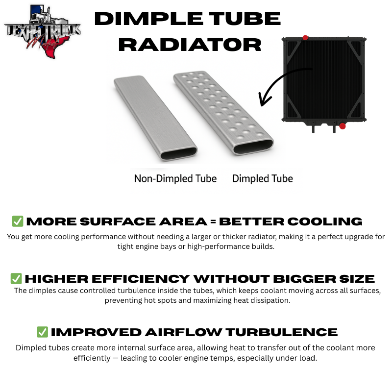 Dimple Tube vs. Non-Dimple Tube Radiators: What Every Trucker Should Know Before Upgrading