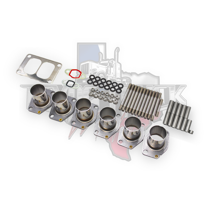 Exhaust Manifold ARP Sleeves Install Kit & Spacers C15/C16/3406 | Texas Power