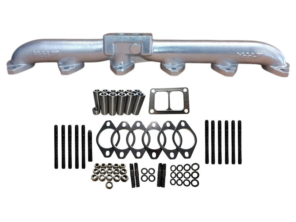 CAT C15/3406E Exhaust Manifold – Mid Mount | PPM Chrome