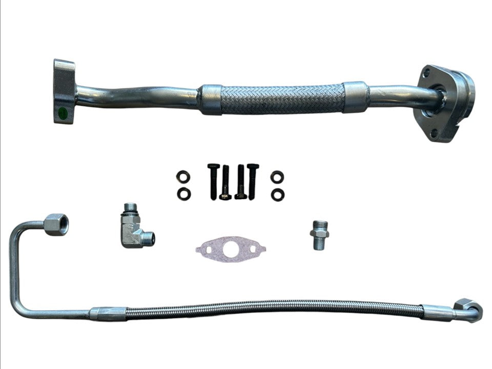 Texas Power Single Turbo Lines Kit for CAT C13