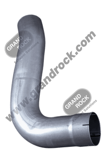 Exhaust Pipe 5" 2-Bend ID/OD