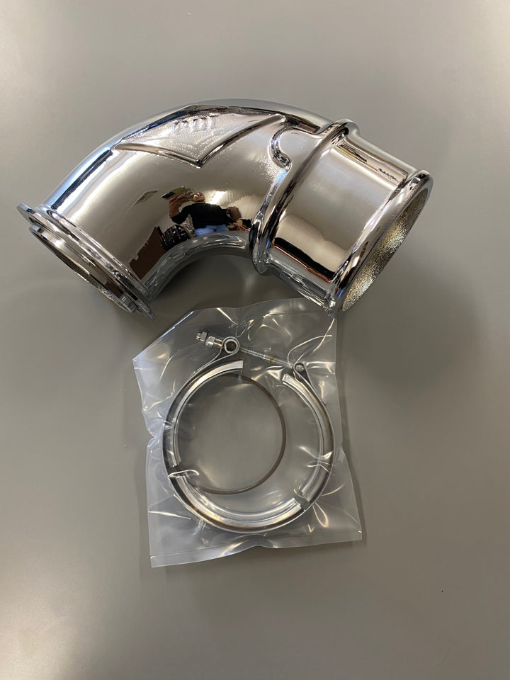 Turbo Elbow PDI 90 D Chrome