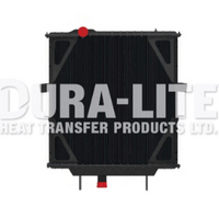 4-Row Copper-Brass Radiator with Frame for Peterbilt 387 (2005–2009) – Driver-Side Outlet  | Dura-Lite