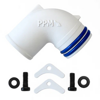 Turbo Elbow 90 Degrees Cat | White | PPM