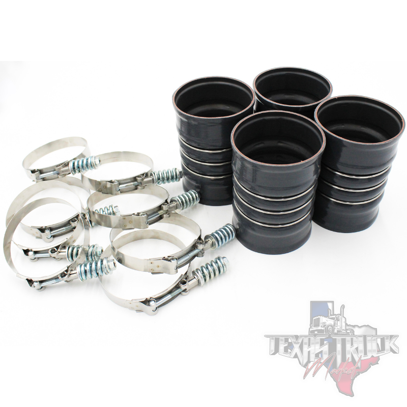 Charge Air Cooler Boots Kit | Black | Texas Power