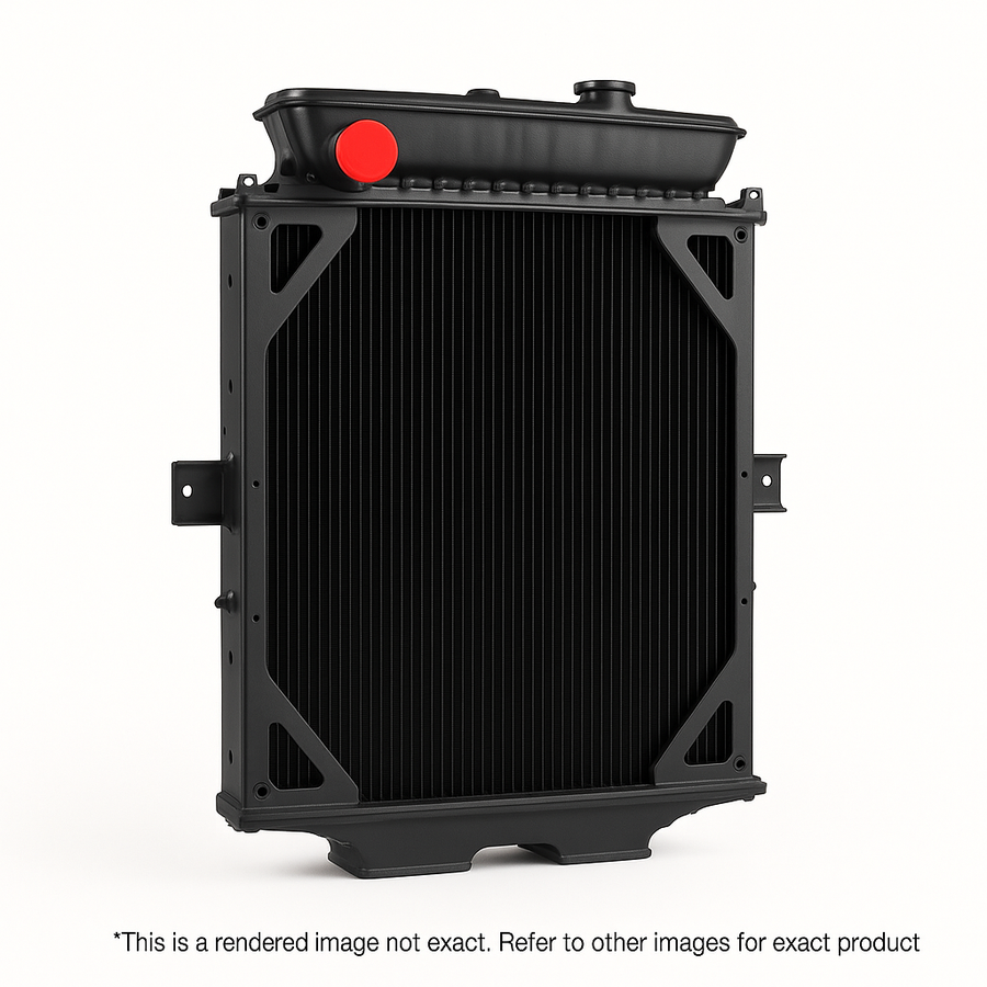 Kenworth Radiator – Steel Tank / Copper Brass 4-Row | Extra High Efficiency | DURALIGHT