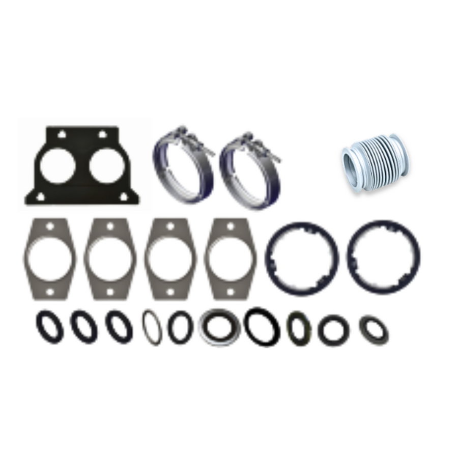 Cummins ISX EGR Exhaust Manifold Install Kit (with Flex Bellow)