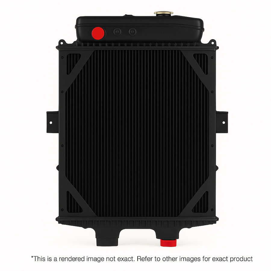 Kenworth Radiator – Steel Tank / Copper Brass 4-Row with Surge Tank | DURALIGHT
