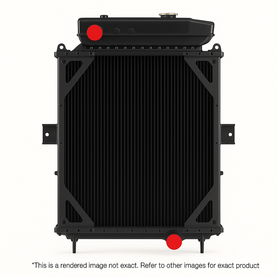 Kenworth Radiator – Steel Tank / Copper Brass 4-Row with Surge Tank | DURALIGHT