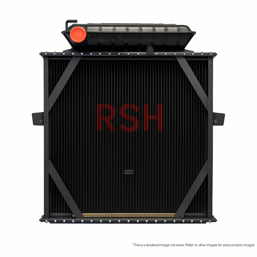 Peterbilt Complete Radiator with Dimpled Tubes (1995–2003) | ICEBOX Radiator Supply House