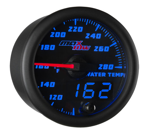 Water Temp Gauge Black/Blue