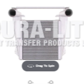 Peterbilt 378/379 & Kenworth T800/W900 Evolution® Charge Air Cooler | Dura-Lite -21A