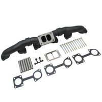 Detroit 60S 12.7L Black Ceramic Coated Exhaust Manifold Kit | 23511978 | Texas Power