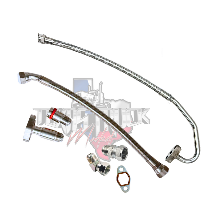 CAT C15/3406 Low Mount Oil Lines Kit With Fittings | Texas Power