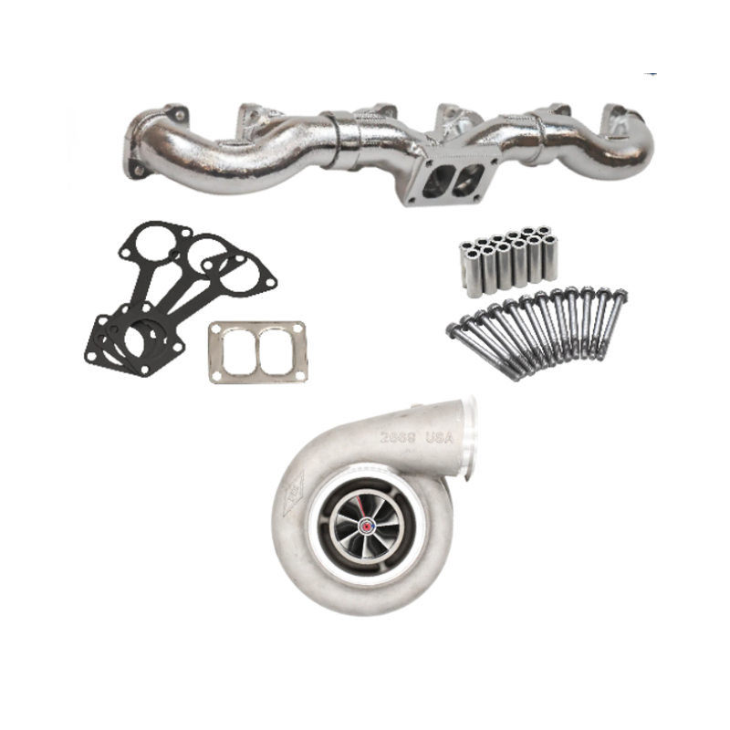 Complete Exhaust Manifold & Turbo Kit Detroit 12.7L Kit