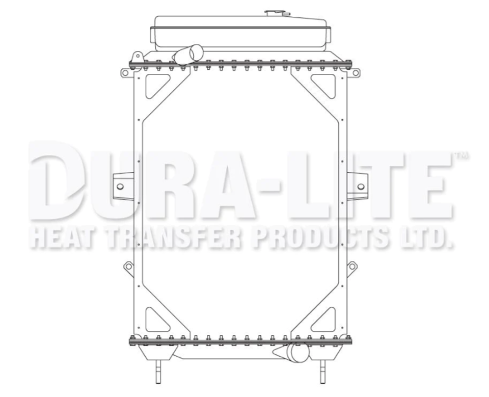 Dura-Lite Radiator KW 1988-2007 W/Tank Dimpled Tubes