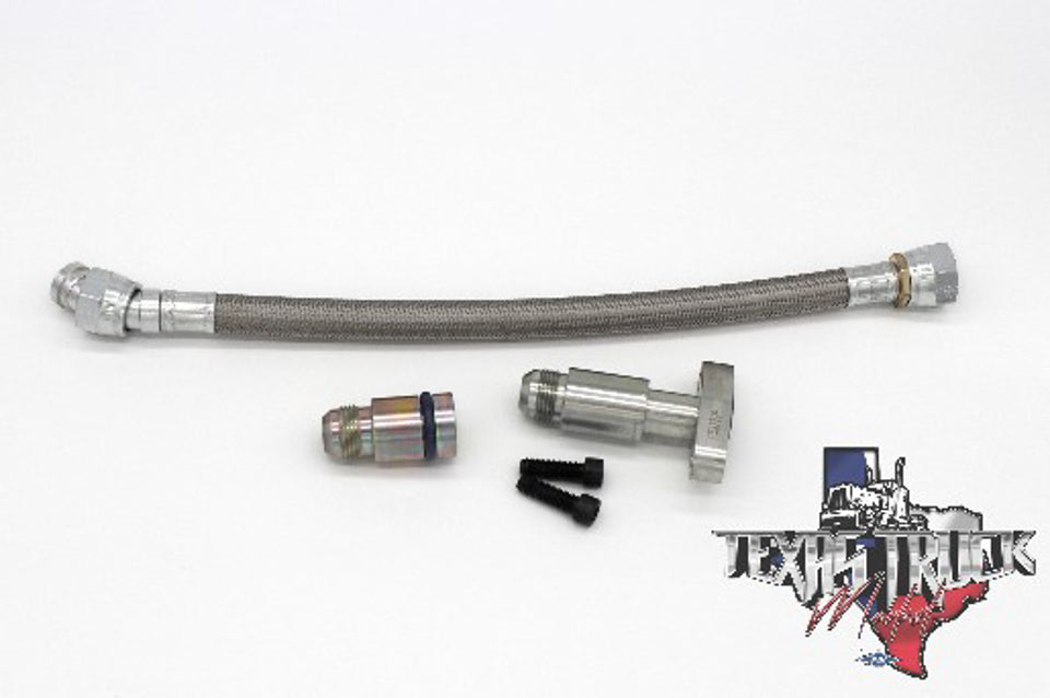 Turbo Drain Line for CAT C15/3406E - Low Mount