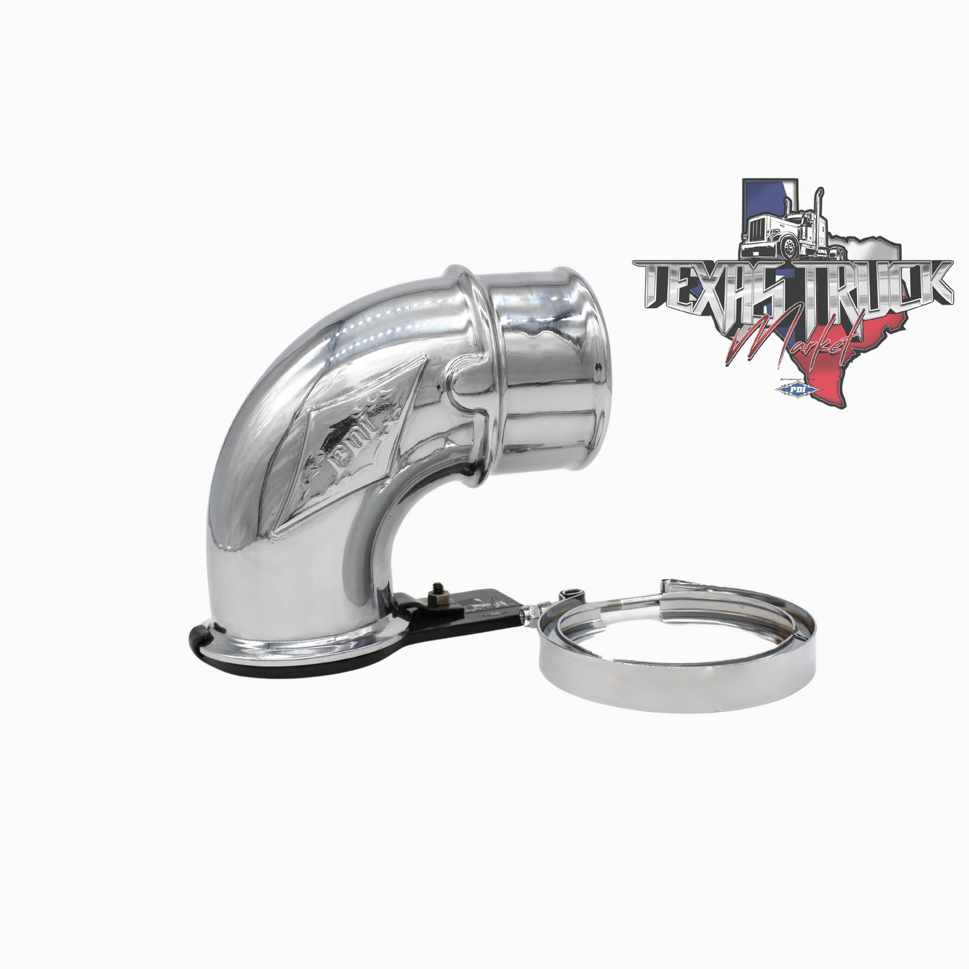 Turbo Elbow PDI 90 D Chrome