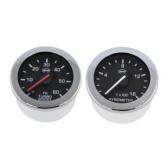 pyrometer and boost gauge kit for kenworth or peterbilt