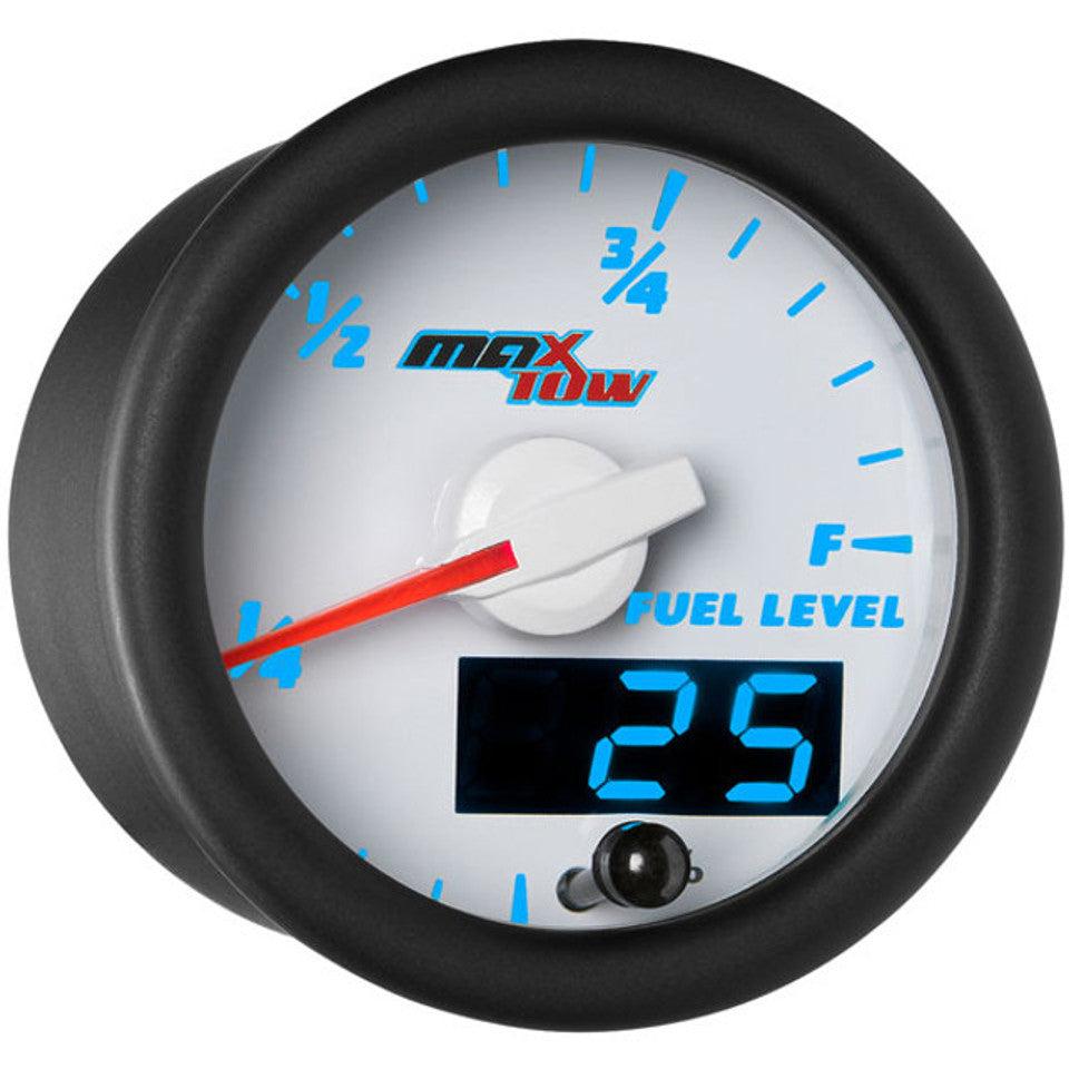 Fuel Level Gauge White/Blue