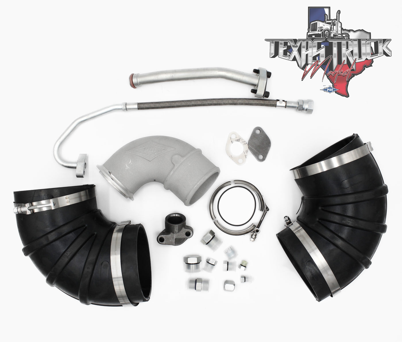 Exhaust Manifold Conversion Kit C15 Acert Mid Mount