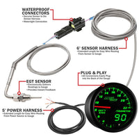 Pyrometer 2200F Black/Green
