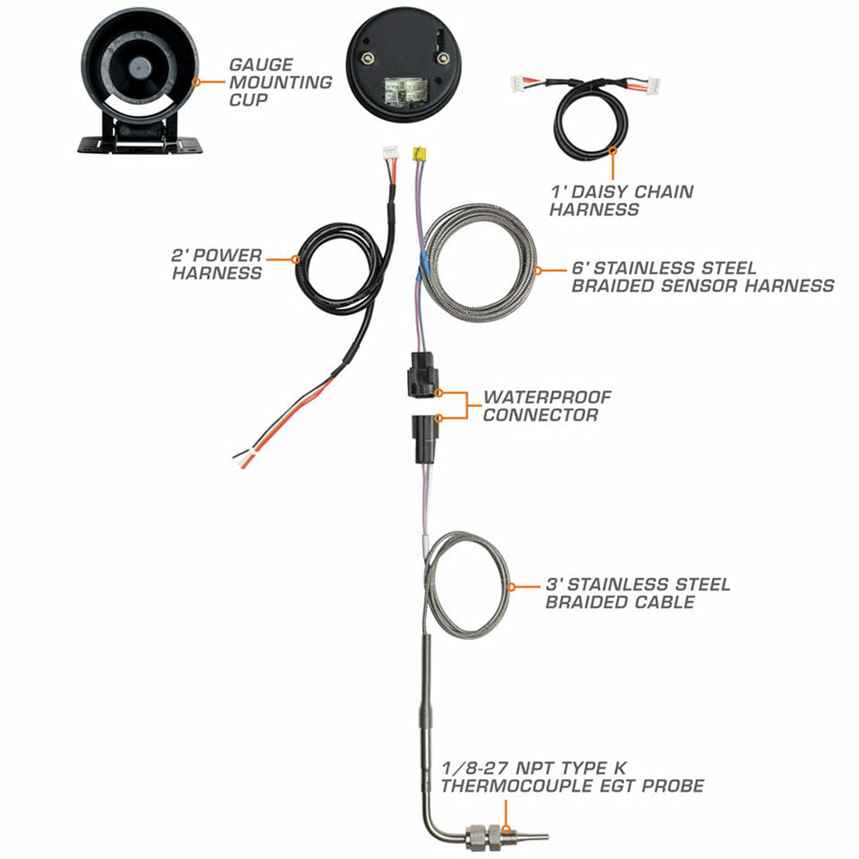 Pyrometer 1500F Black 10 Colors