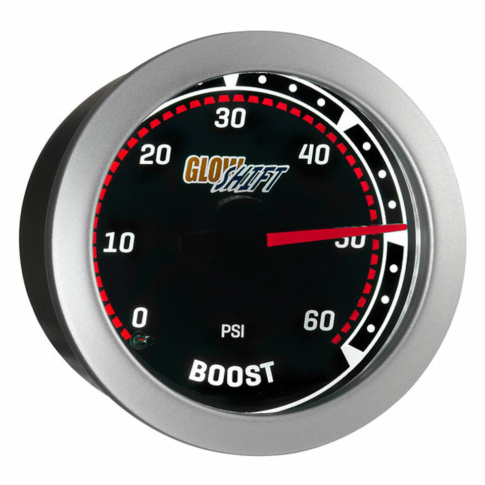 Boost Gauge 60 PSI Tinted Black/Red - Texas Truck Market