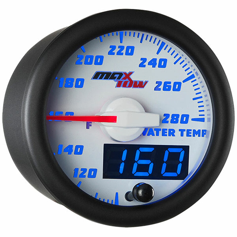 Water Temp Gauge White/Blue