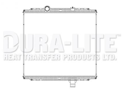 Plastic Tank / Aluminum Core Radiator – Kenworth & Peterbilt | No Frame | DURALIGHT